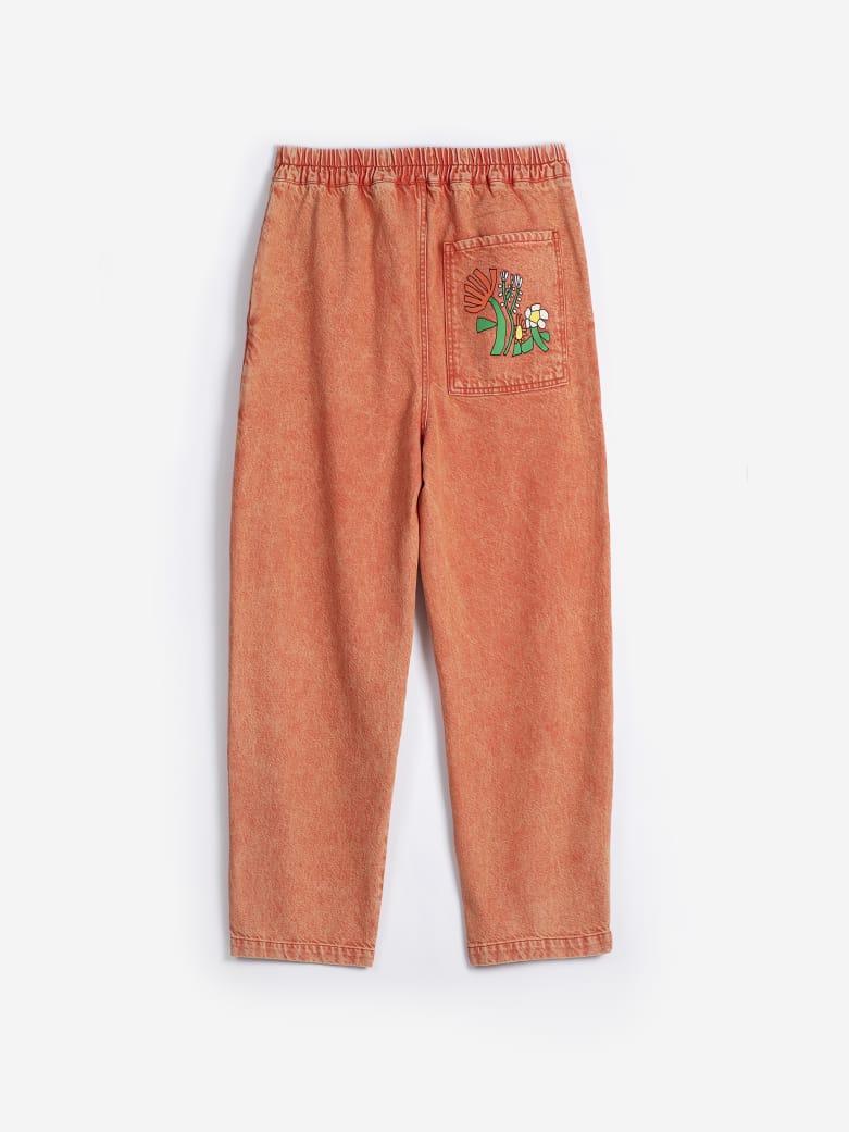 Bobo Choses Washed Relaxed Fit Jeans Damen orange